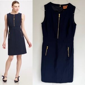 TORY BURCH Mariel Dress in Navy Blue Style 14121427